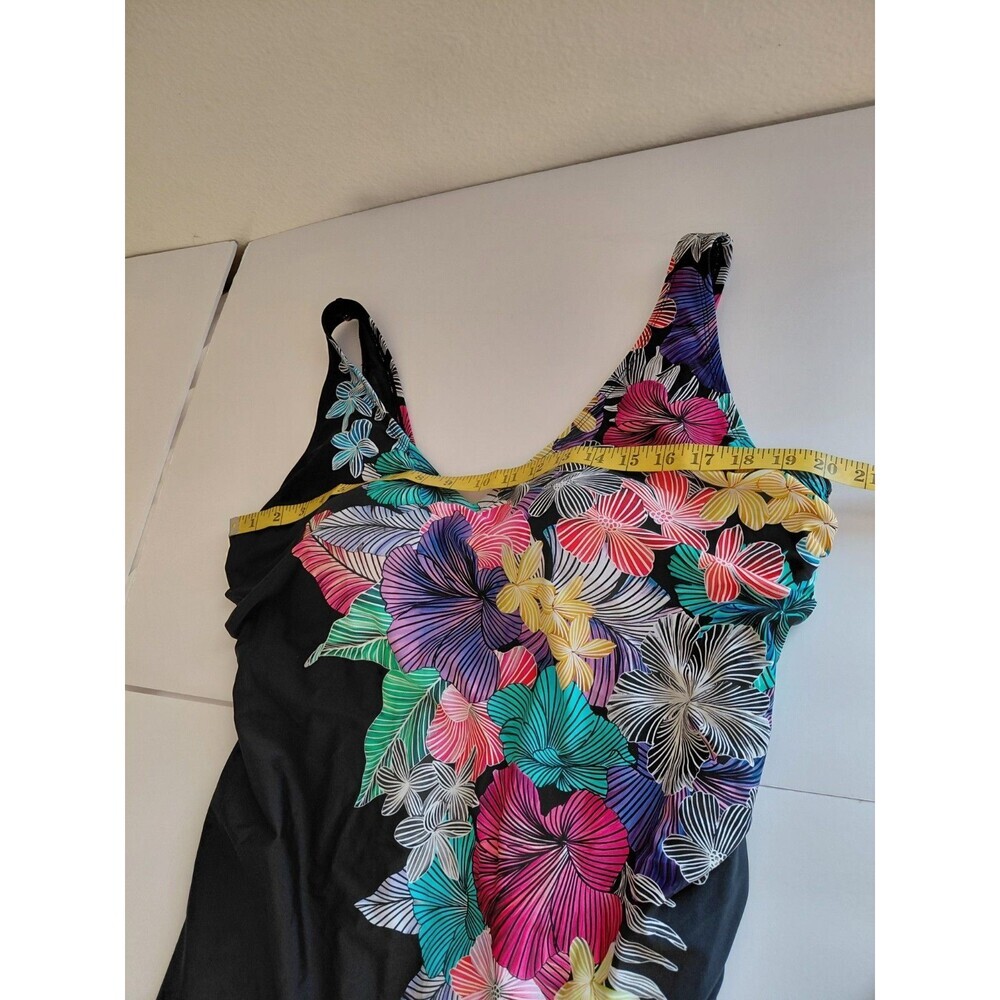 Swimsuit For All - Women's Sz 22 Floral Plus Size Summer ,beach, Swim - Picture 4 of 10